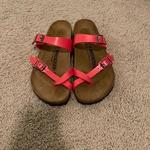 Pink Birkenstocks- Size 37